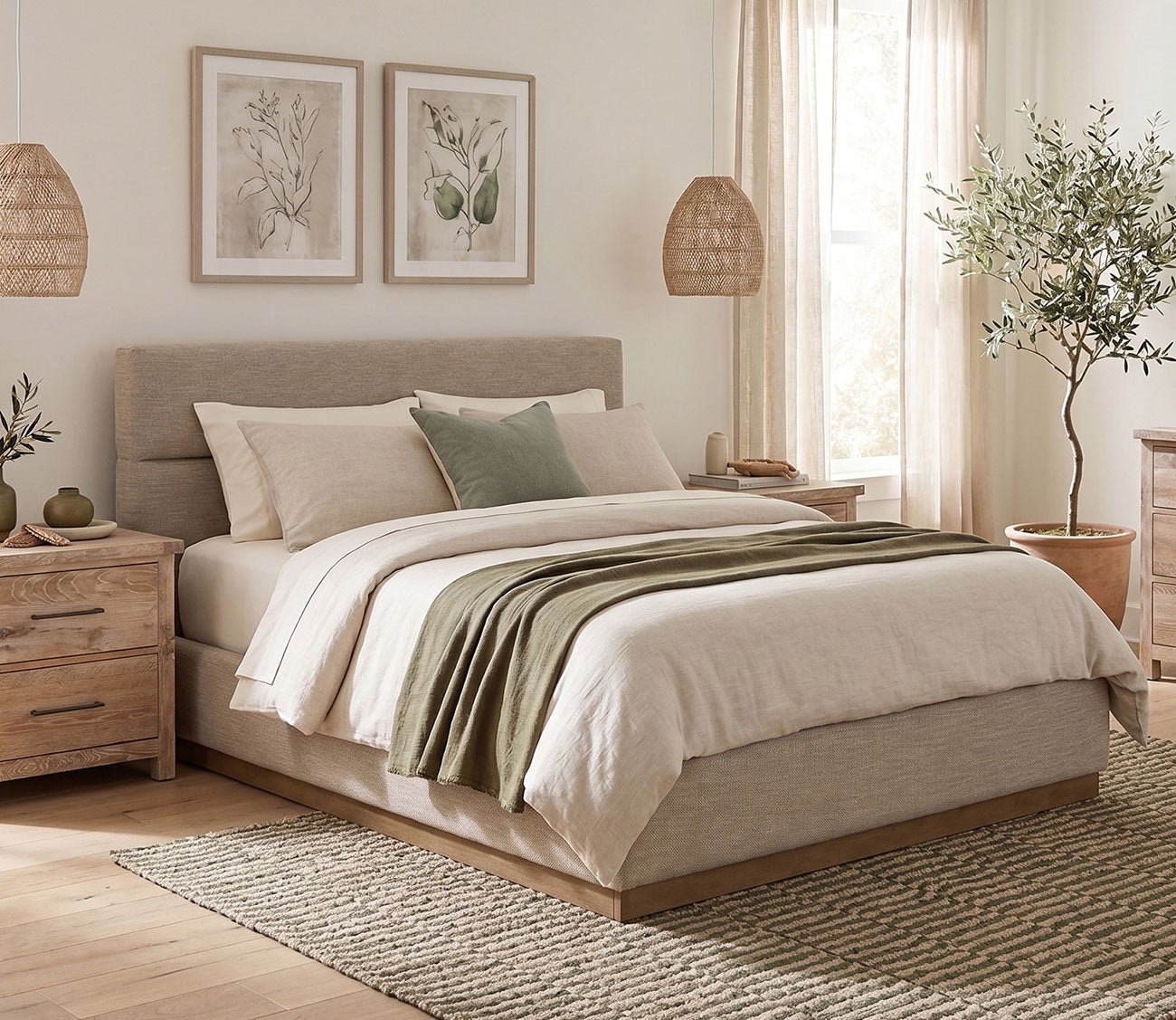 CM Home Bliss Modular Bed by in lifestyle setting