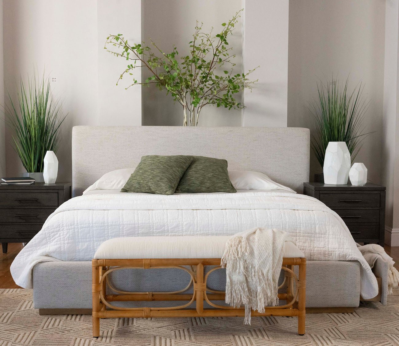 CM Home Bodhi Upholstered Storage Bed