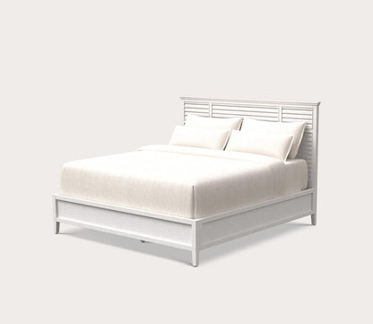 CM Home Carson Wood Bed  - silo in white