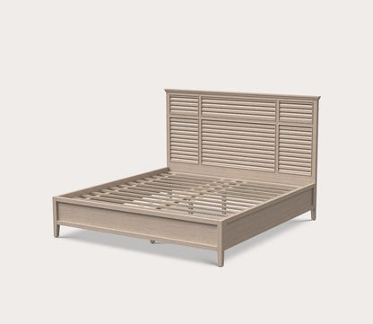CM Home Carson Wood Bed -silo in driftwood