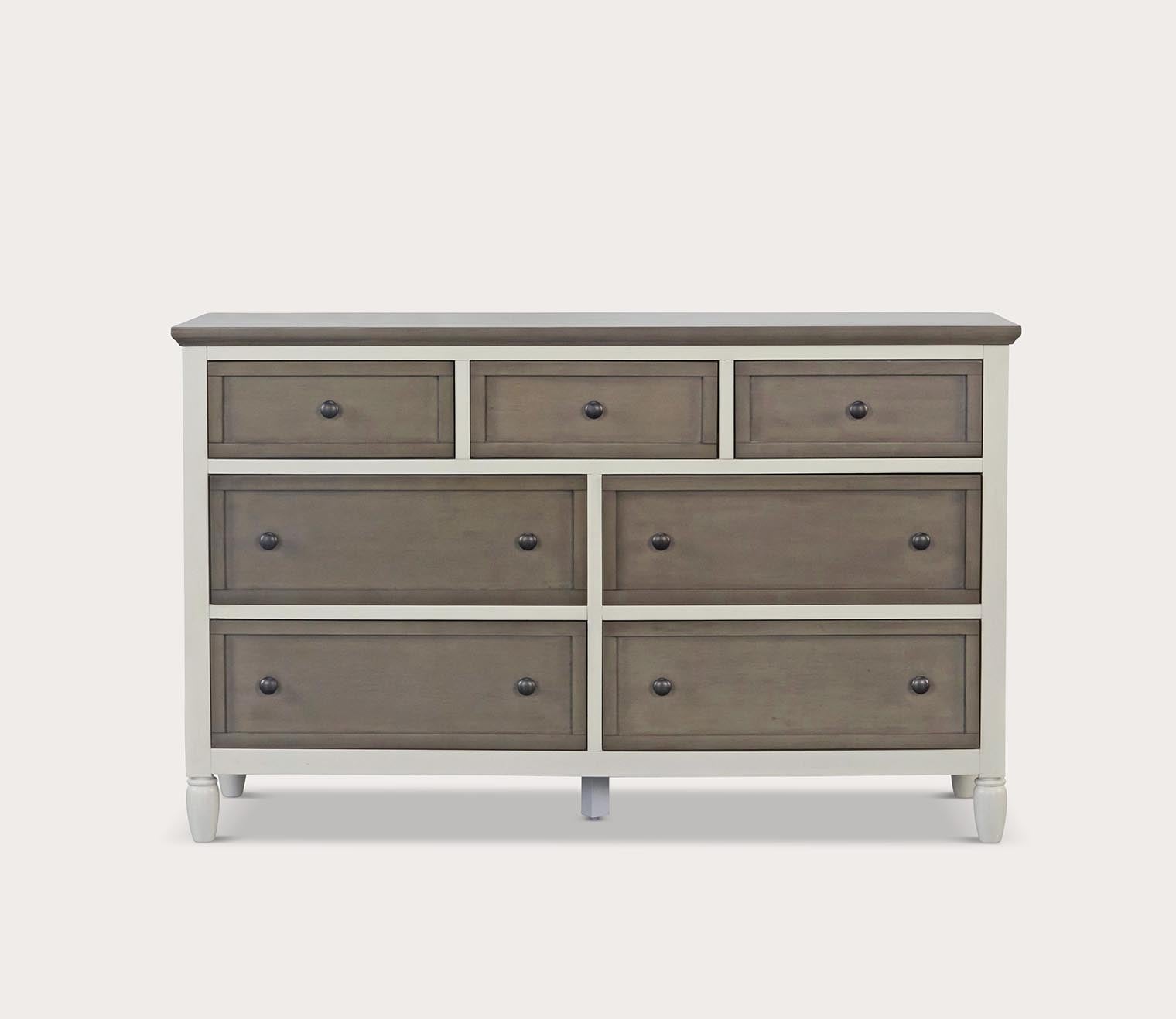 CM Home Delnoir Driftwood 7 - Drawer Wide Dresser by CM Home