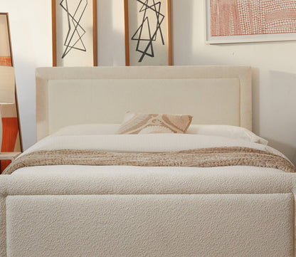 CM Home Dover Boucle Upholstered Bed by CM Home