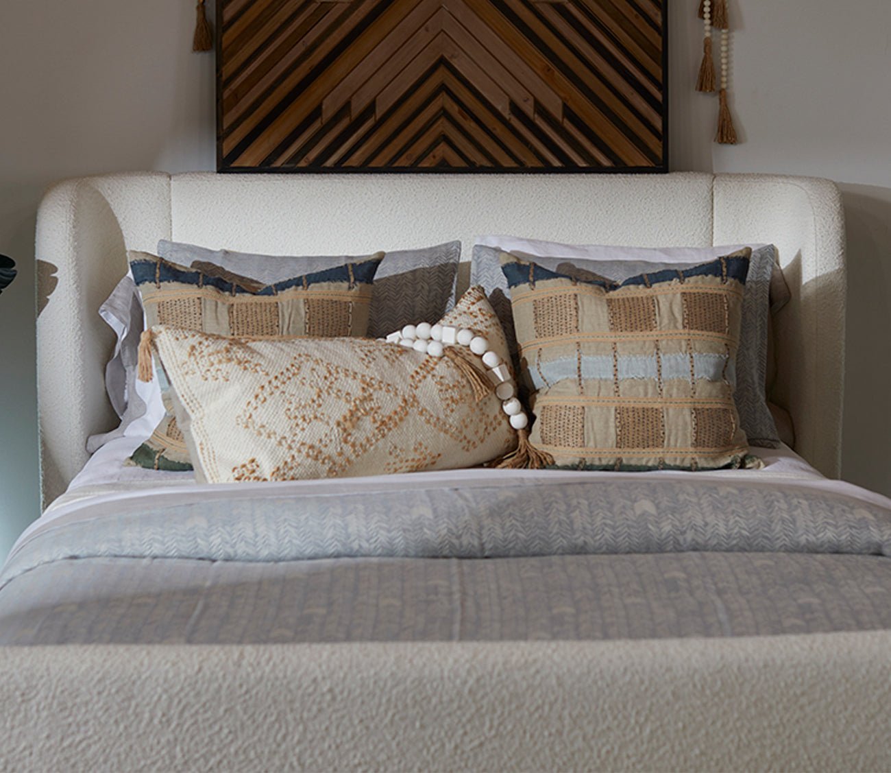 CM Home Hugo Boucle Upholstered Storage Bed by CM Home