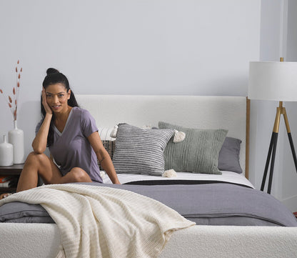 CM Home Kai Boucle Upholstered Bed by CM Home