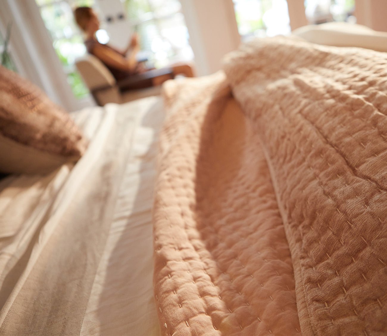 CM Home Kyoto European Flax Linen Sheet Set by CM Home