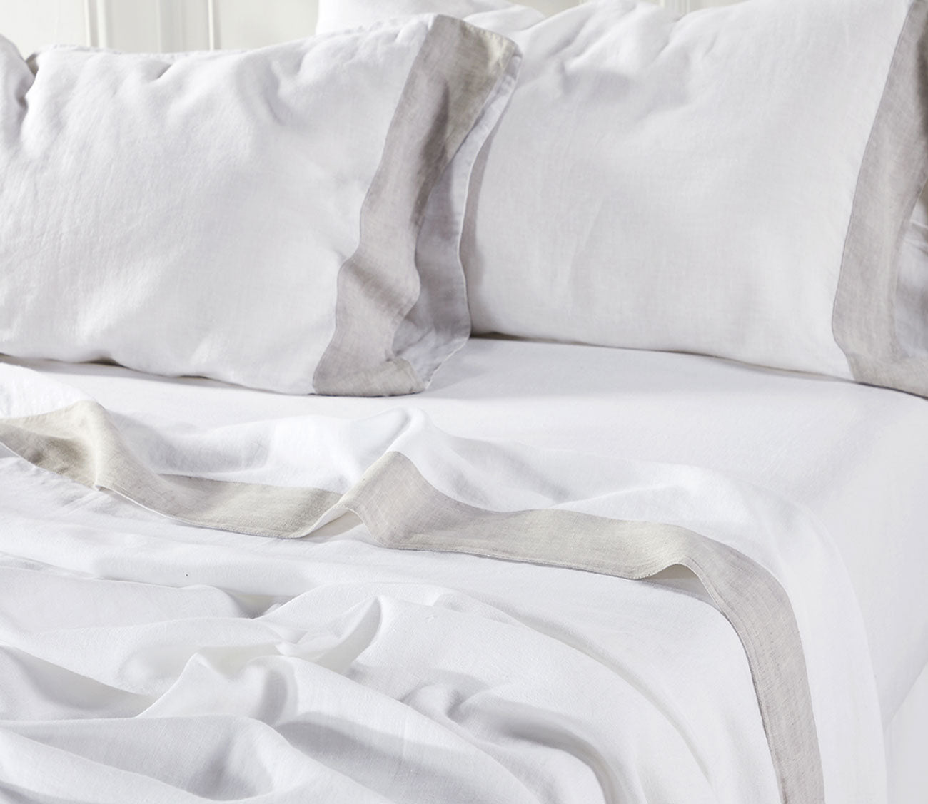CM Home Kyoto European Flax Linen Sheet Set by CM Home