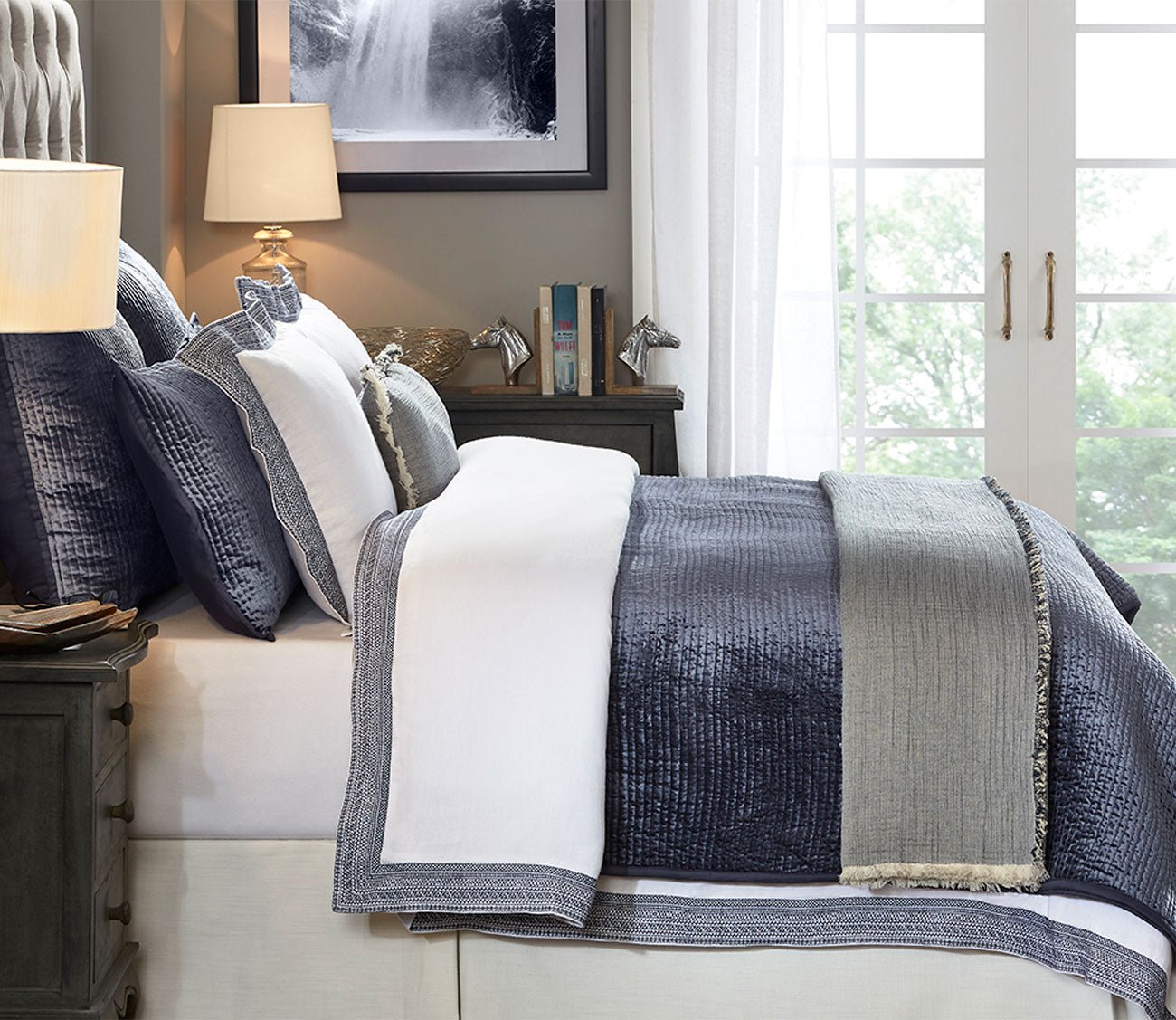 CM Home Parker European Linen Duvet Cover by CM Home