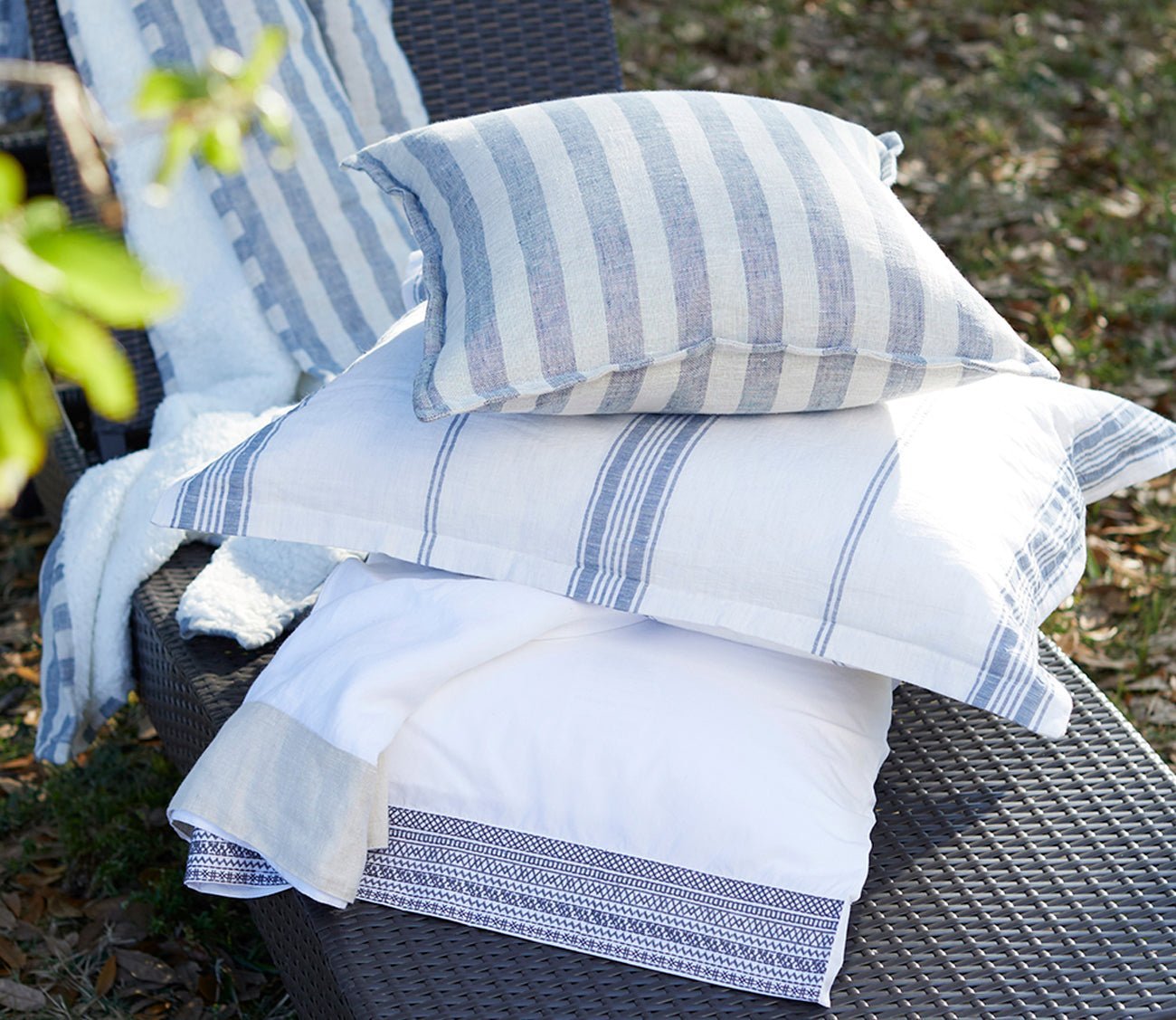 CM Home Parker European Linen Duvet Cover by CM Home