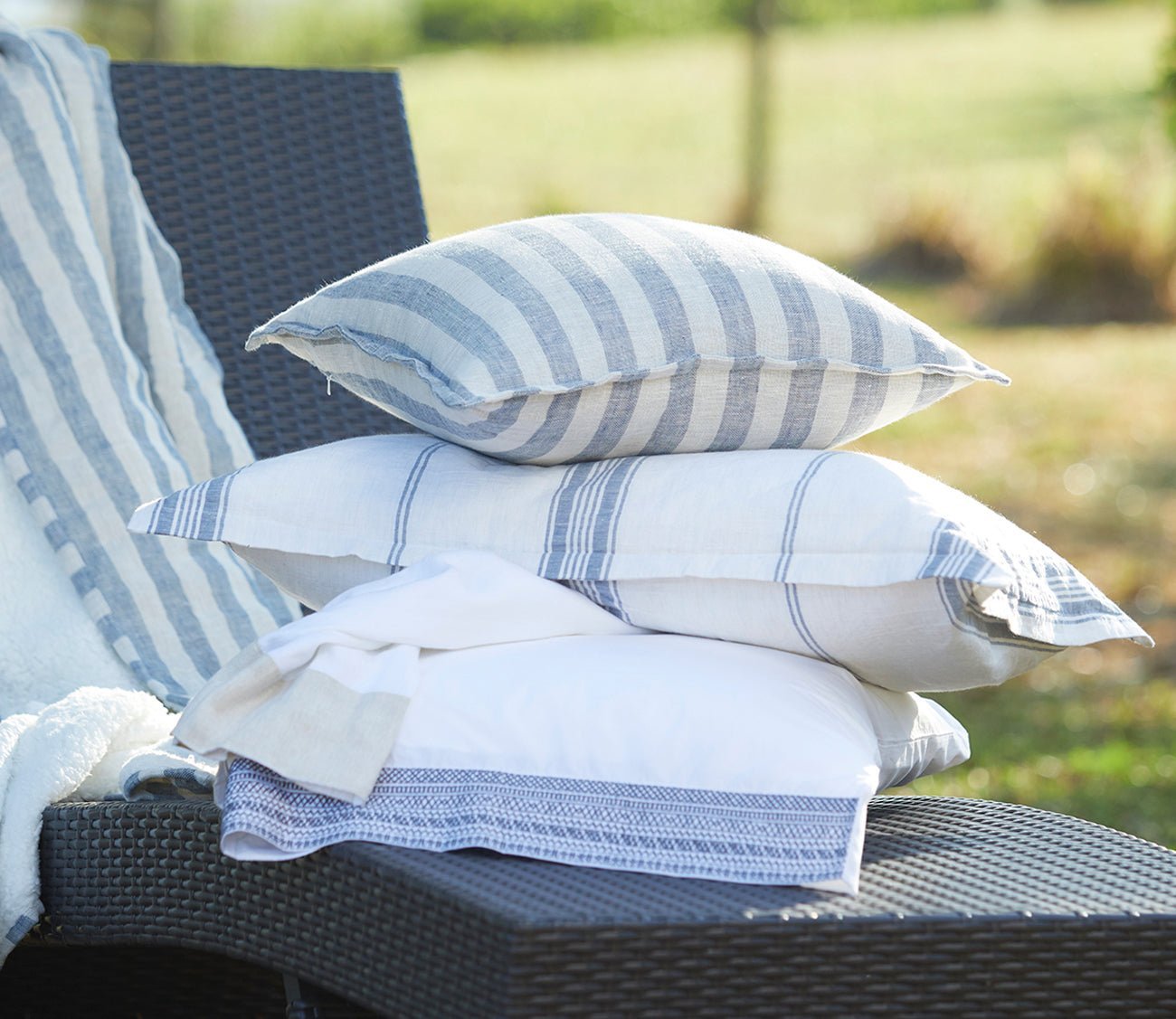 CM Home Parker European Linen Duvet Cover by CM Home