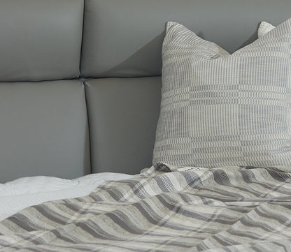 CM Italia Dafne Leather Upholstered Bed by CM Italia
