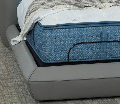 CM Italia Dafne Leather Upholstered Bed by CM Italia