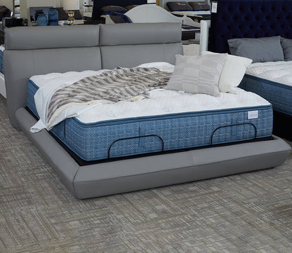 CM Italia Dafne Leather Upholstered Bed by CM Italia