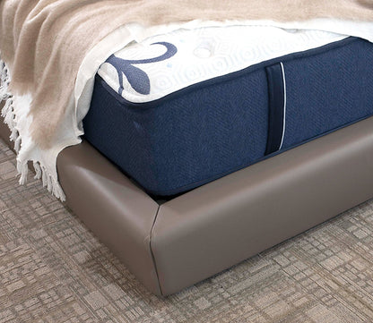 CM Italia Narciso Leather Upholstered Bed by CM Italia