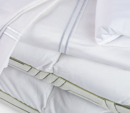 Cooling CBD Bedding Bundle by PureCare in white, detail