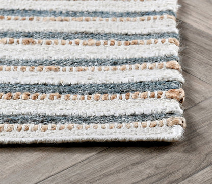 Del Mar Aqua Area Rug by Villa by Classic Home