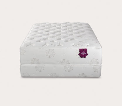 Silo image of Dharma Elite Plush Mattress by PranaSleep - head-on view.