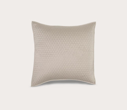 Villa by Classic Home Diamond Pebble Sateen Quilted Pillow Sham