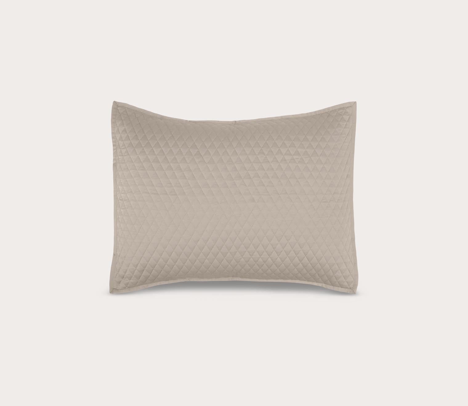 Villa by Classic Home Diamond Pebble Sateen Quilted Pillow Sham