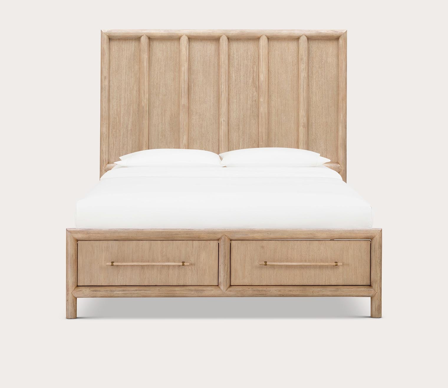 Dorsey Wood Storage Bed silo front view