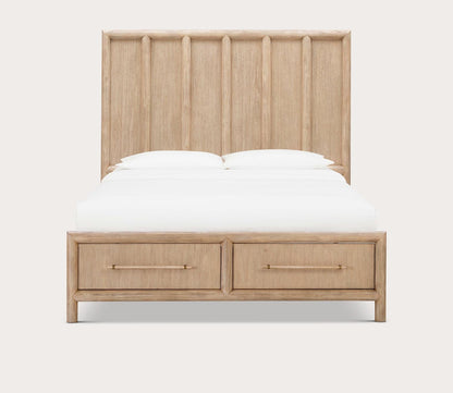 Dorsey Wood Storage Bed silo front view