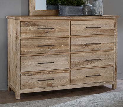 Dovetail dresser in sun-bleached white - lifestyle