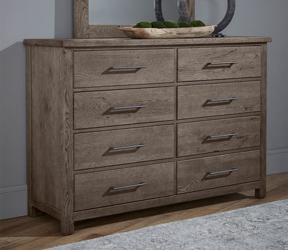 Dovetail dresser in mystic grey - lifestyle