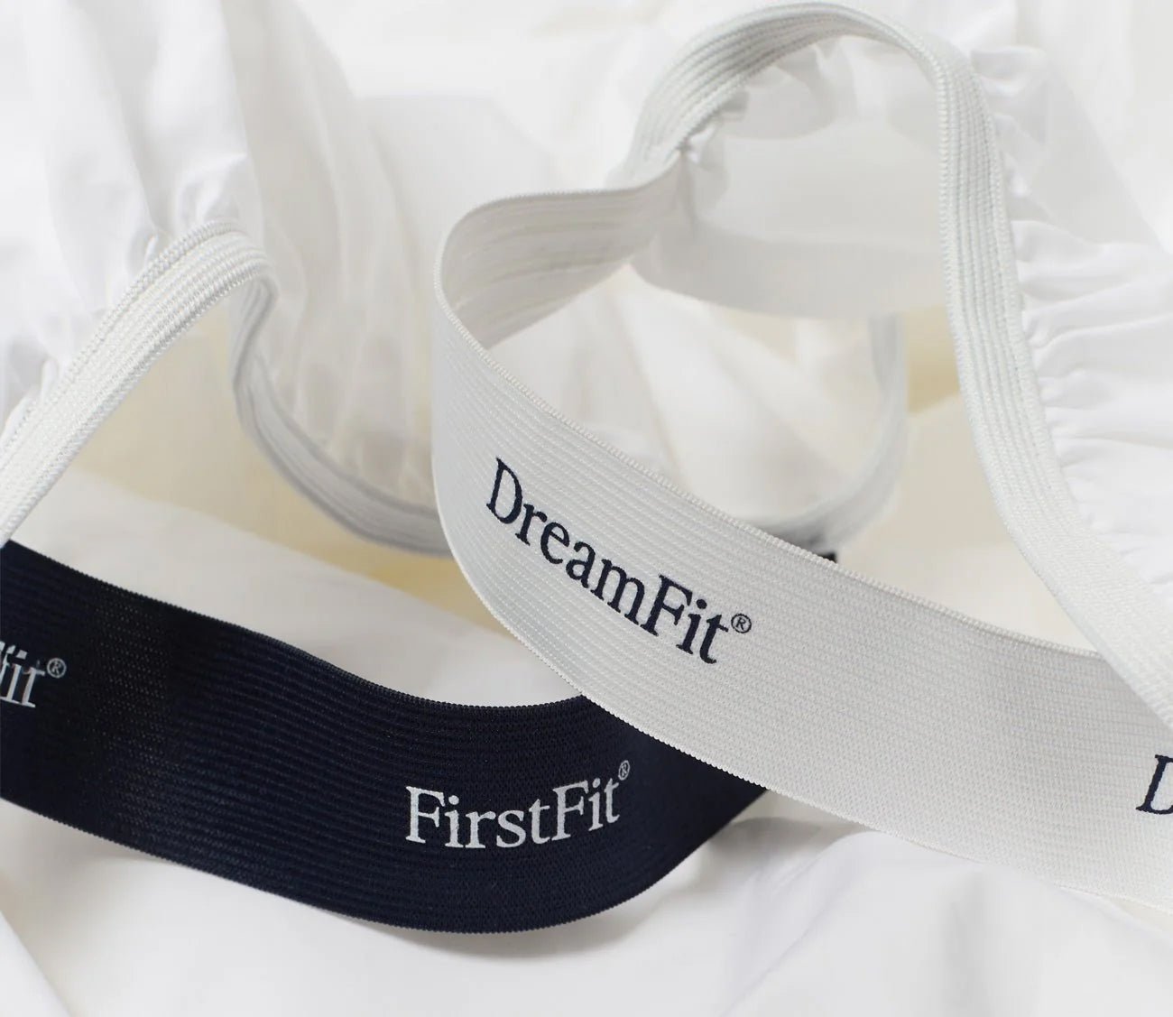 DreamFit 100% Egyptian Cotton Sheet Set by DreamFit, secure fit corner bands