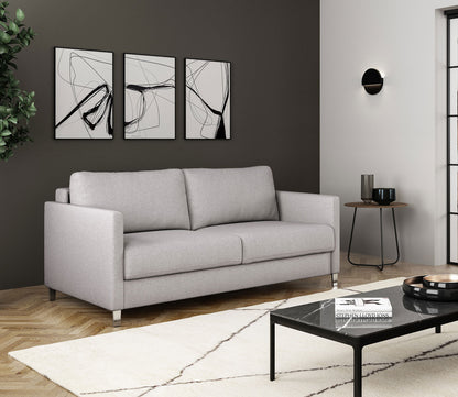 Elfin queen size Sleeper Sofa in light gray