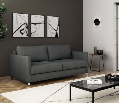 Elfin queen size Sleeper Sofa in dark gray