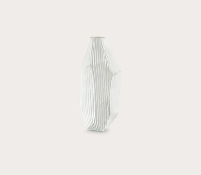 Elk Home Aggie White Frosted Glass Vase by Elk Home