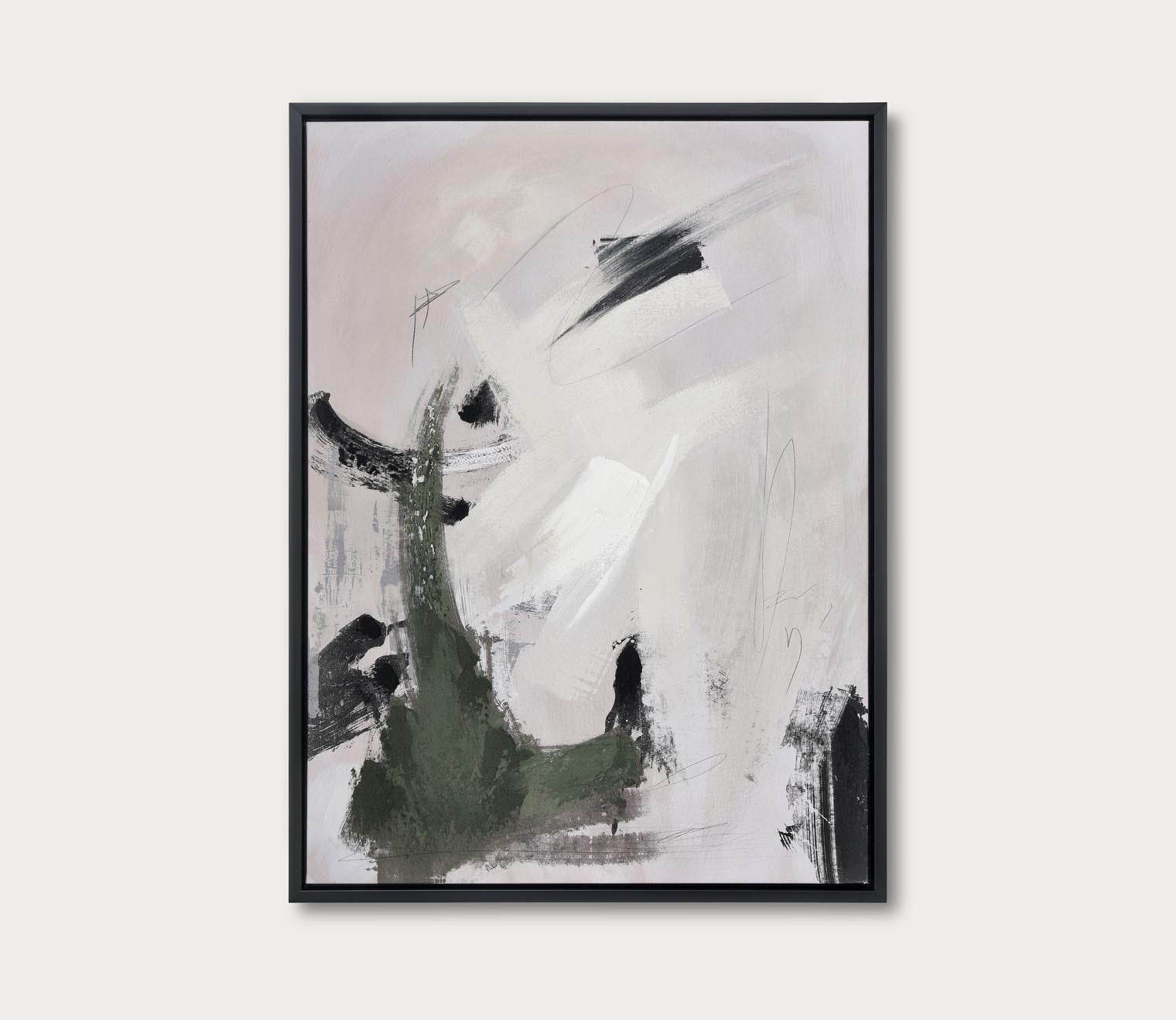 Elk Home Beyer I Abstract Framed Wall Art