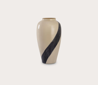 Elk Home Brushstroke Cream Vase by Elk Home