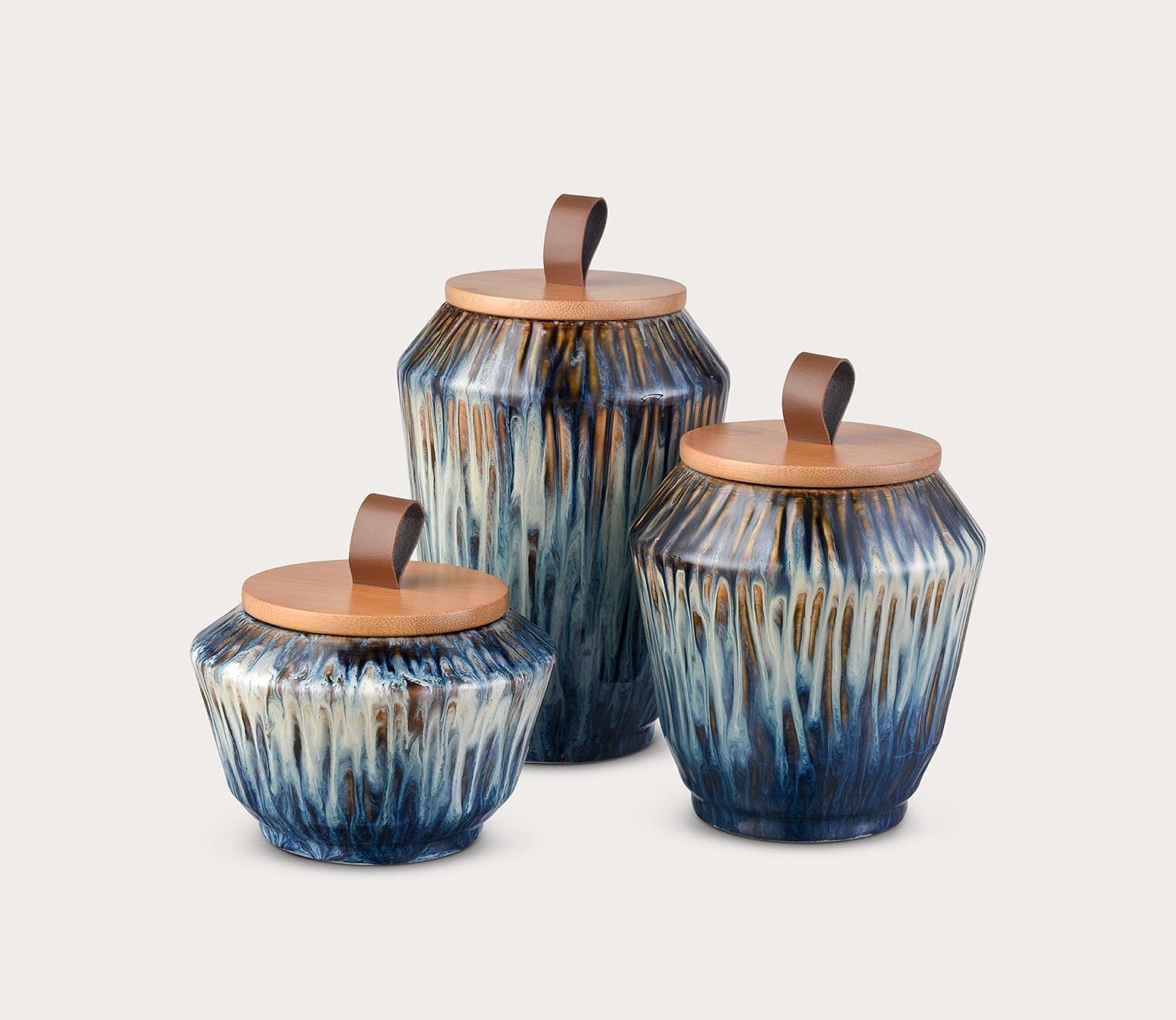 Mulry Glazed Jar Set of 3