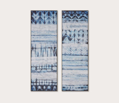 Elk Home Shibori Framed Wall Art Set of 2 by Elk Home