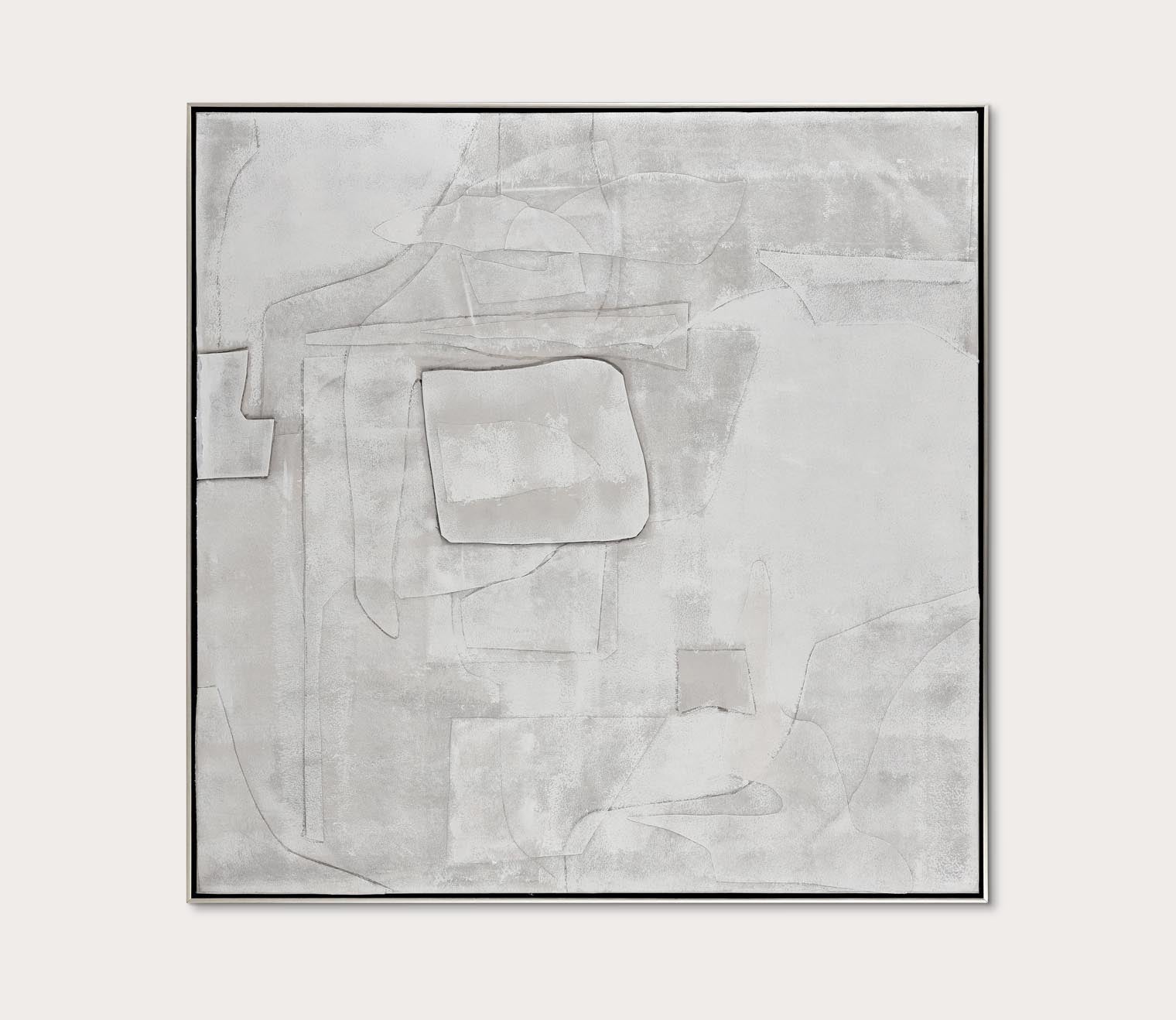 Elk Home Whiten II Abstract Wall Art