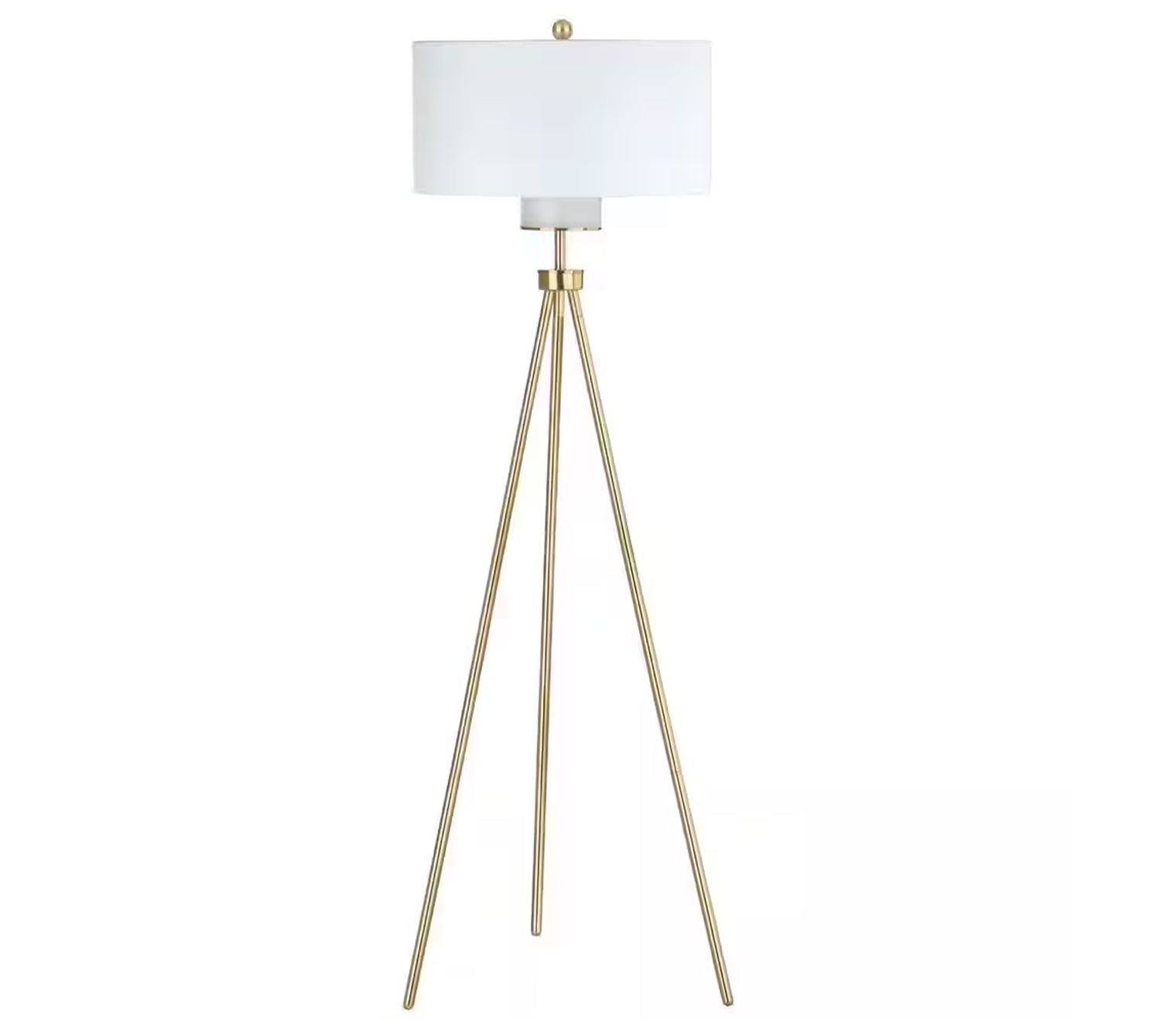 Enrica Tripod Gold Floor Lamp by Safavieh