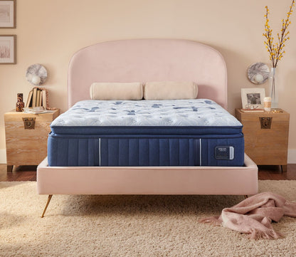 Estate Firm Euro Pillow Top Mattress in a lifestyle setting.