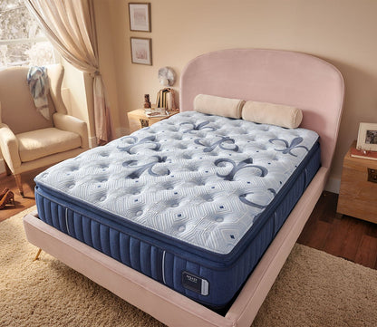 Estate Firm Euro Pillow Top Mattress in a lifestyle setting.