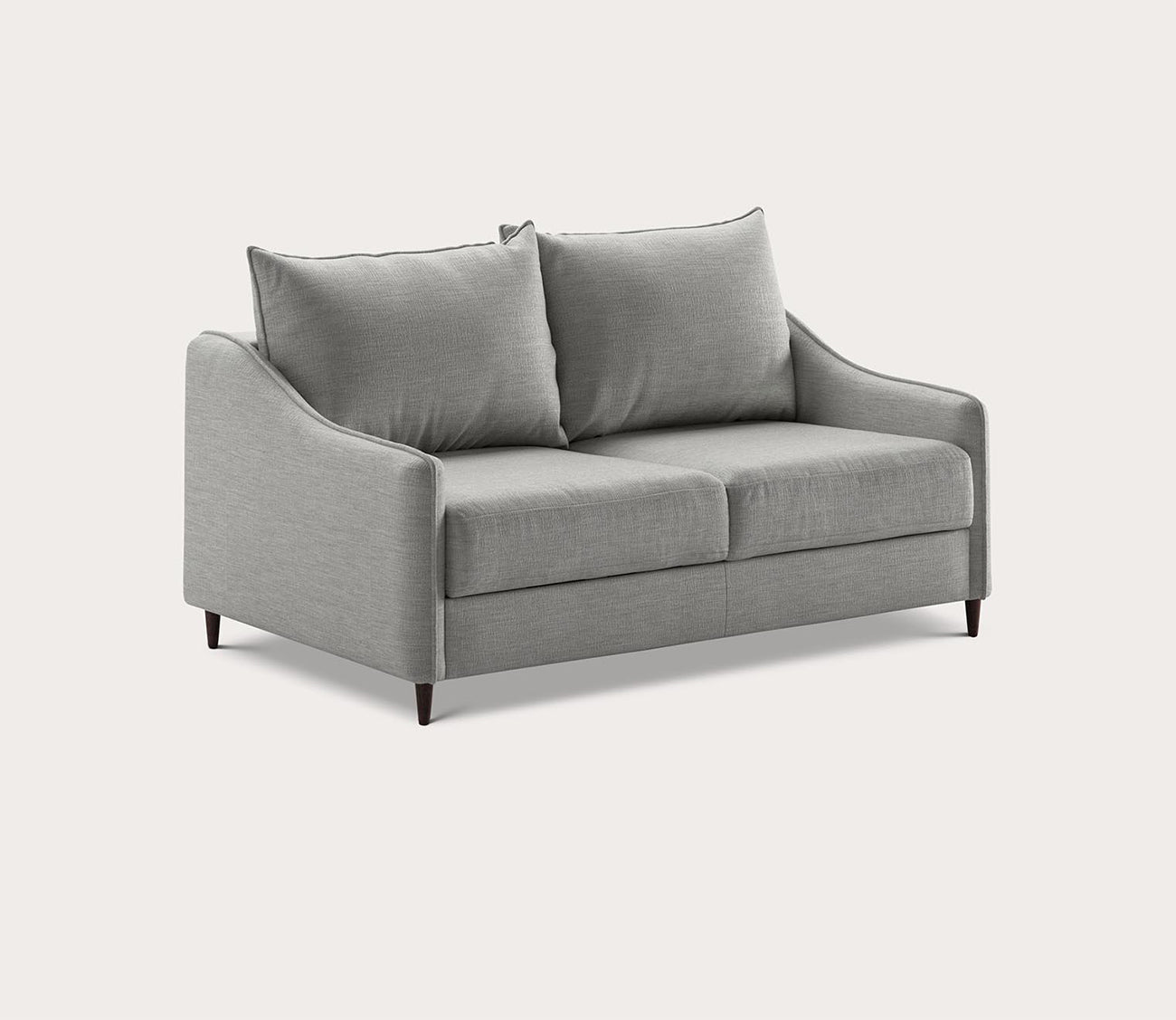 Ethos Full XL Loveseat Sleeper by Luonto, light gray, silo