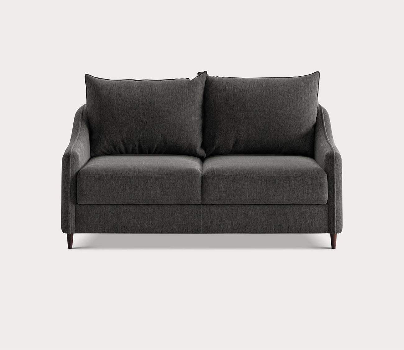 Ethos Full XL Loveseat Sleeper by Luonto, dark gray, silo