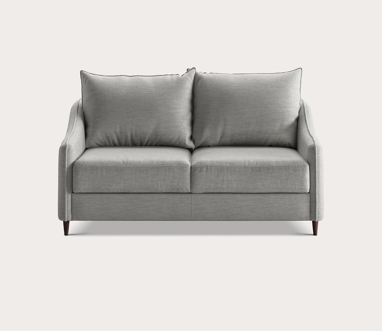 Ethos Full XL Loveseat Sleeper by Luonto, light gray, silo