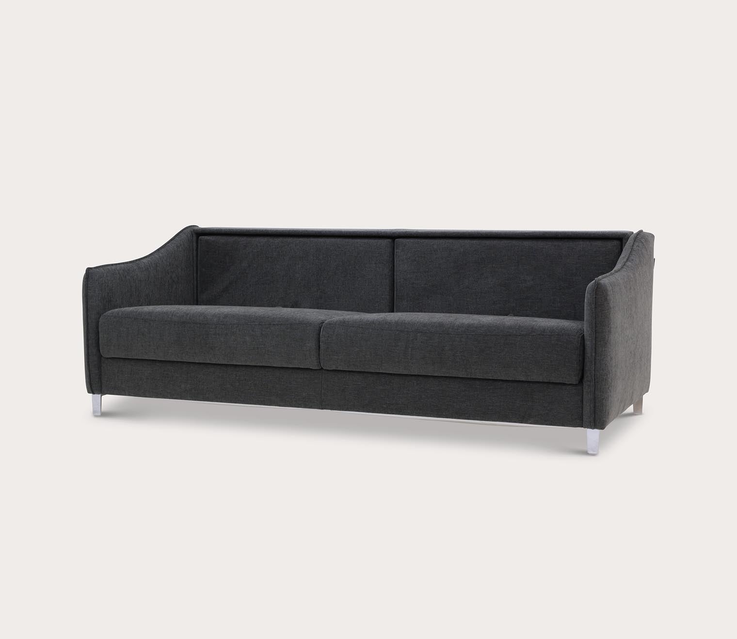 Ethos King Sleeper Sofa by Luonto, dark gray, silo