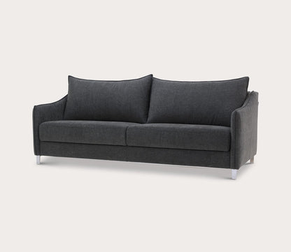 Ethos King Sleeper Sofa by Luonto, dark gray, silo