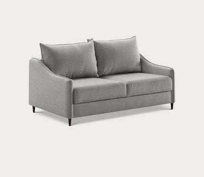 Ethos Queen Loveseat Sleeper by Luonto in light gray, silo