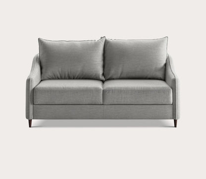 Ethos Queen Loveseat Sleeper by Luonto in light gray, silo
