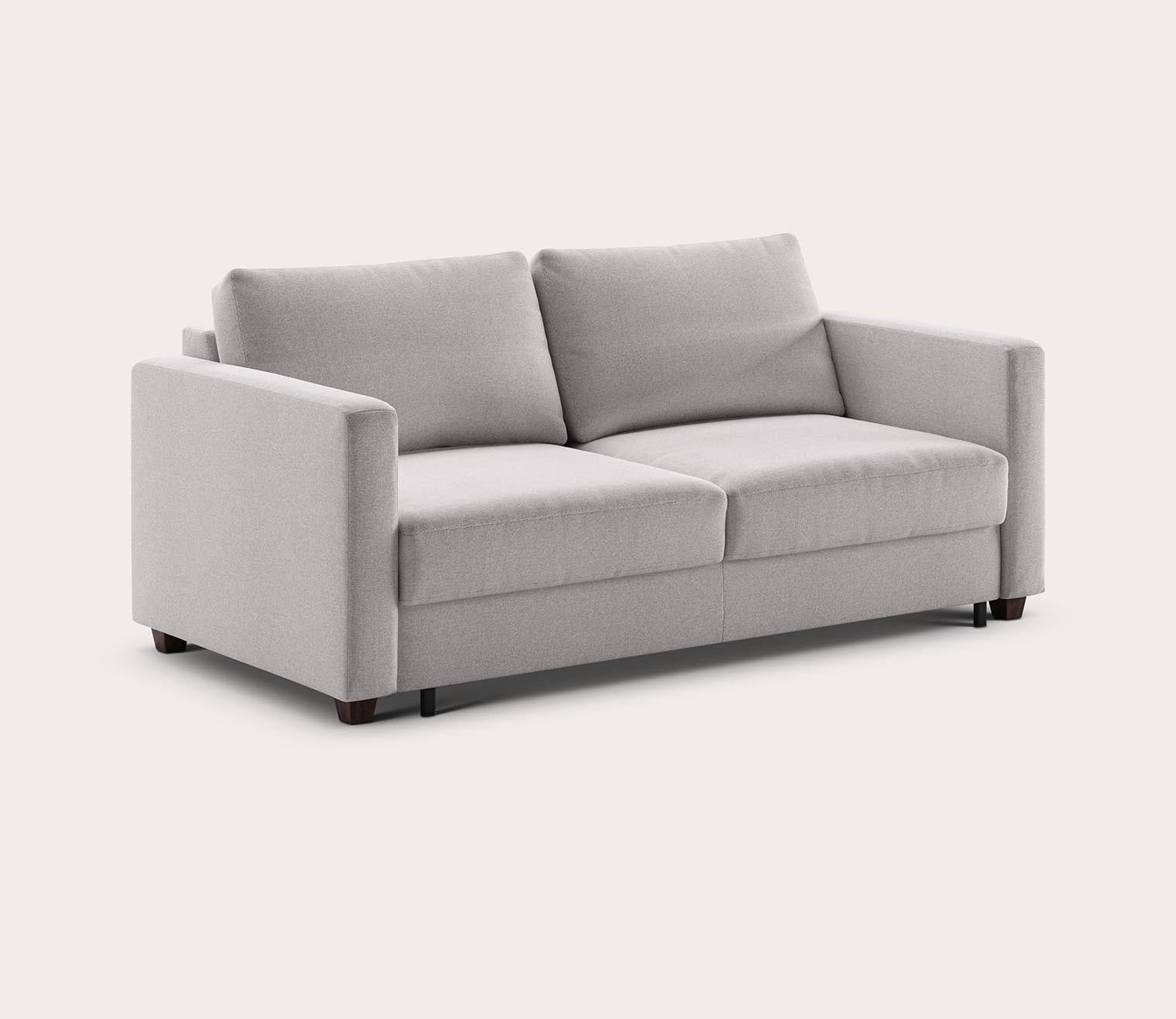 Fantasy 2 Sleeper Sofa by Luonto in silo, side angle