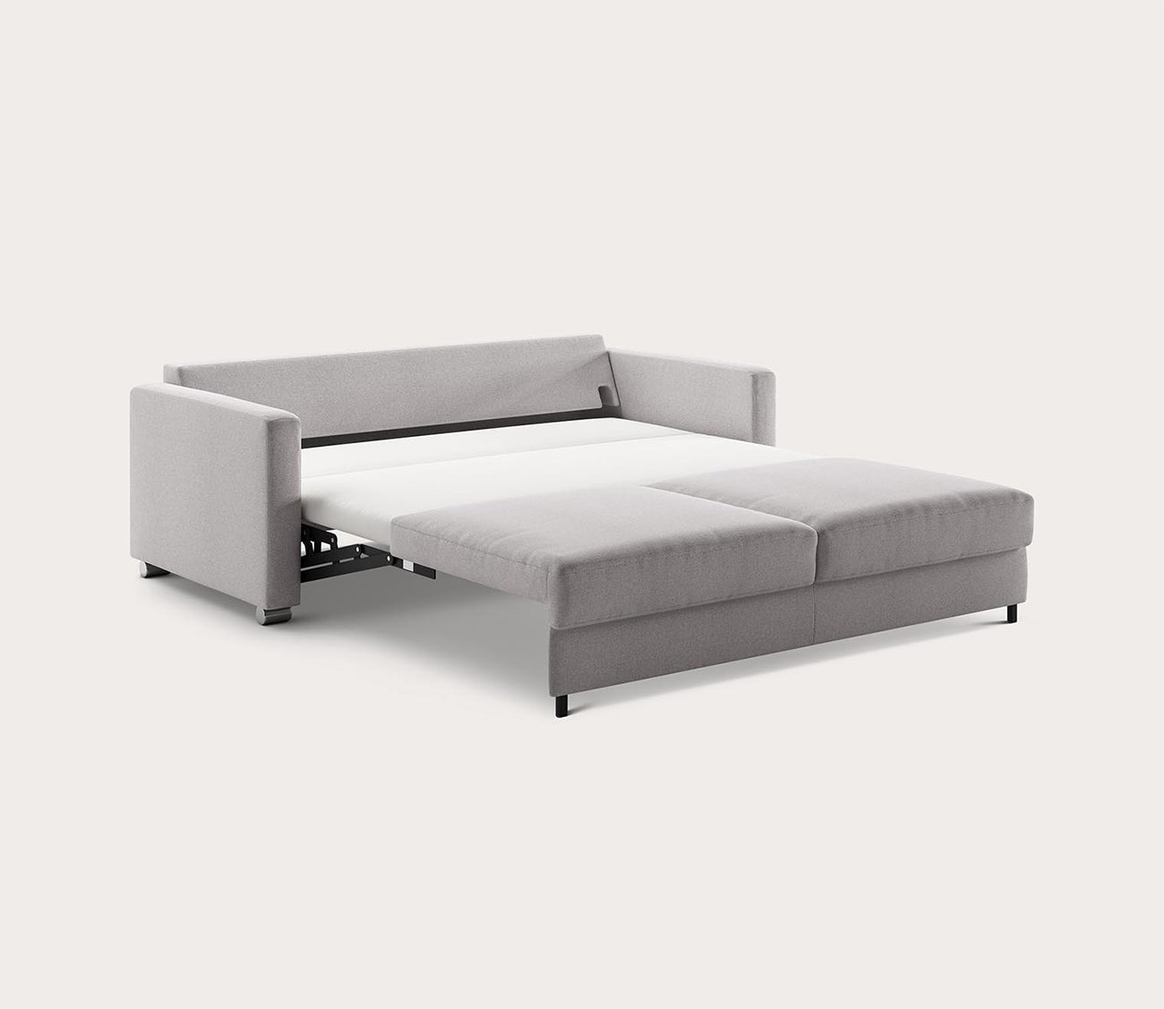 Fantasy King Sleeper Sofa by Luonto, open, side angle