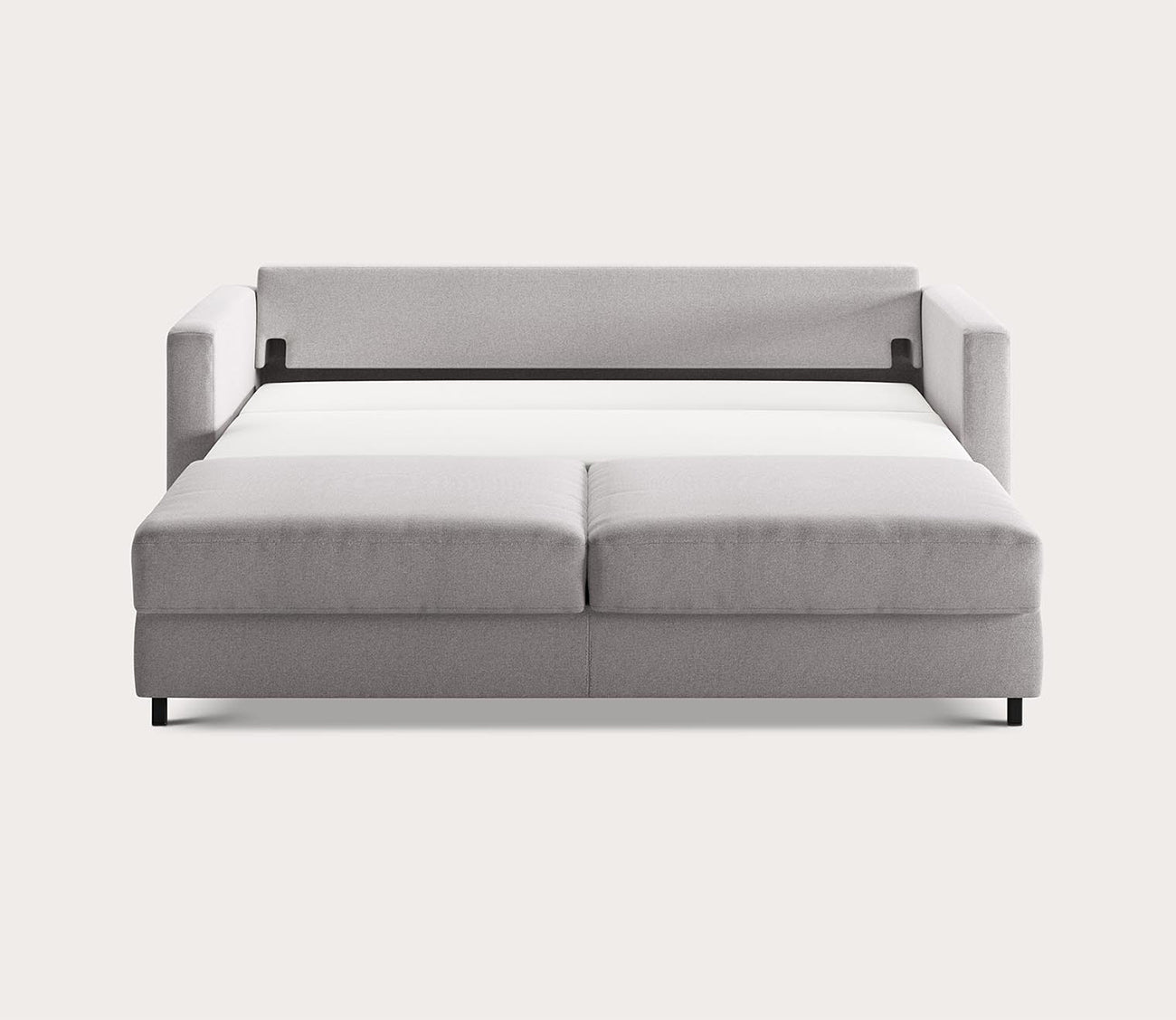 Fantasy King Sleeper Sofa by Luonto, opened, front facing