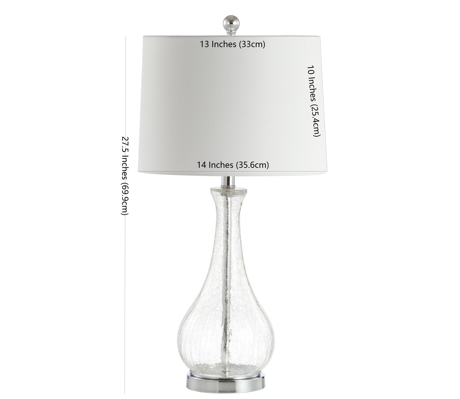 Finnley Glass Table Lamp by Safavieh