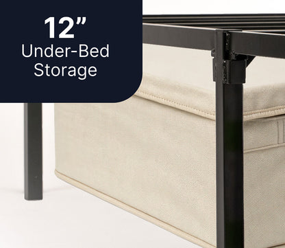 GhostBed All - in - One Foundation 12" under-bed storage
